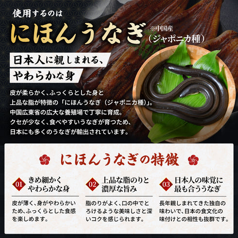 超特大うなぎの蒲焼 1尾約380g