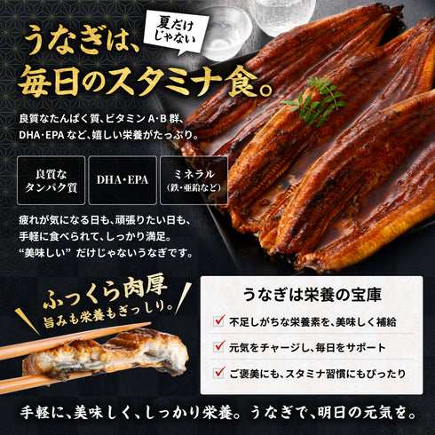 超特大うなぎの蒲焼 1尾約380g