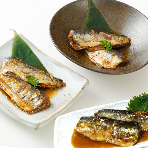 いわし煮魚 (生姜煮 みぞれ煮 梅肉煮) 3種セット×10尾入 各1パック(計30尾)