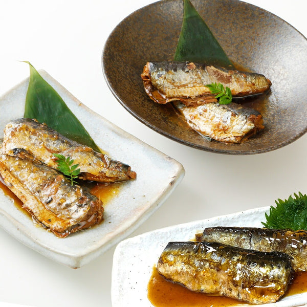 いわし煮魚 (生姜煮 みぞれ煮 梅肉煮) 3種セット×10尾入 各1パック(計30尾)