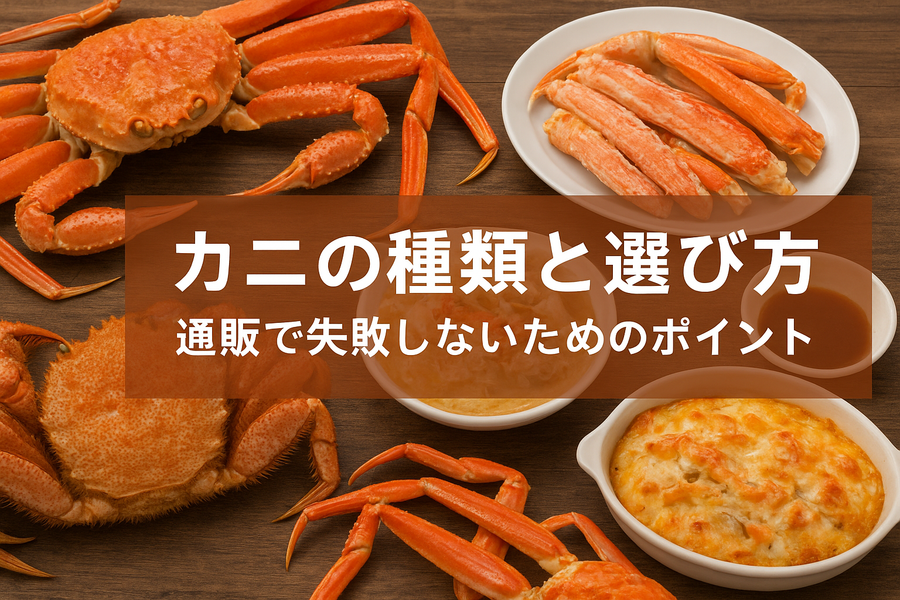 カニの種類と選び方｜通販で失敗しないためのポイント